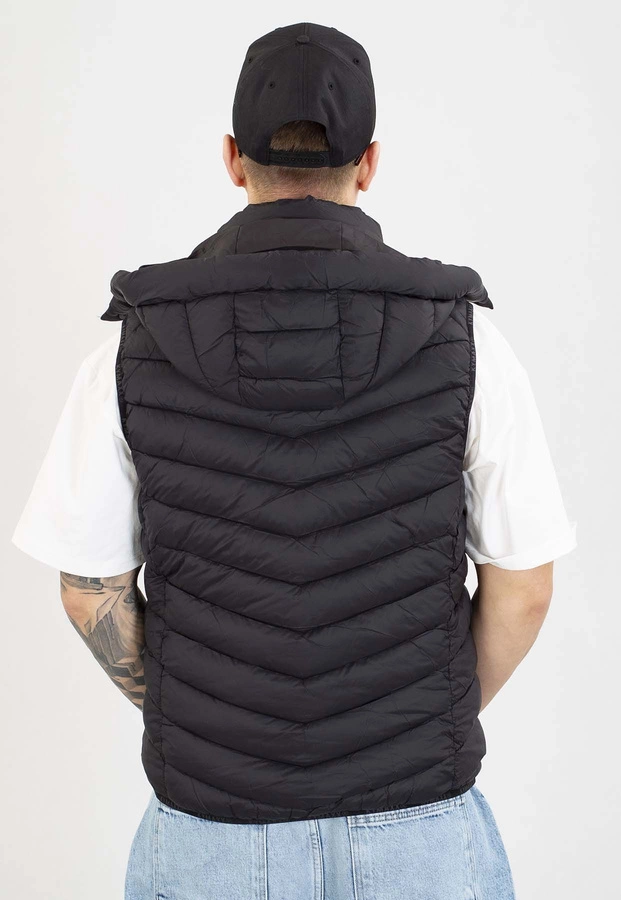 Bezrękawnik I8 Denim Z Kapturem czarny