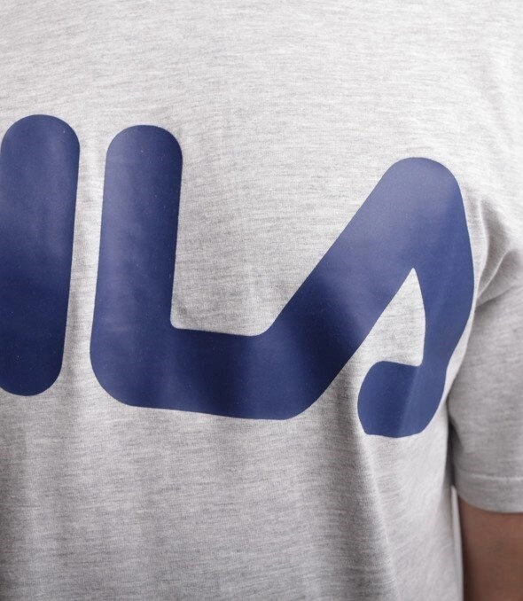 FILA-Classic Logo T-shirt Szary