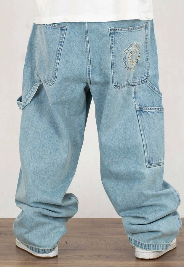 Spodnie Mass Jeans Extra Baggy Fit Elementary light blue