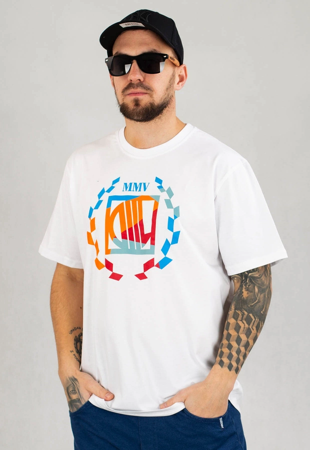 T-shirt Diil Laur Kolor biały