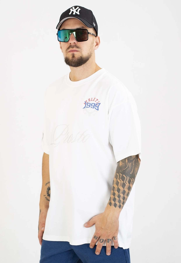 T-shirt Prosto Oversize Football Fan biały
