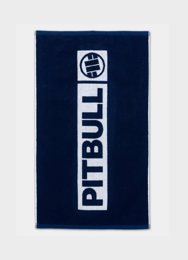 Ręcznik Pit Bull Gym Hilltop biało granatowy