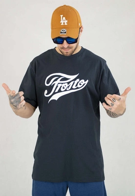 T-shirt Prosto Trias granatowy