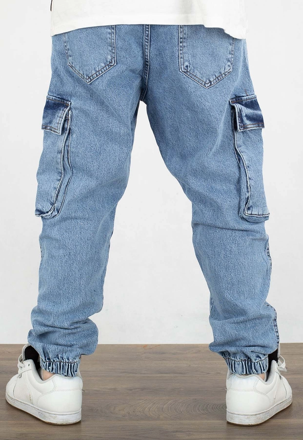 Spodnie I8 Denim BOY40 Joggery Cargo blue bird
