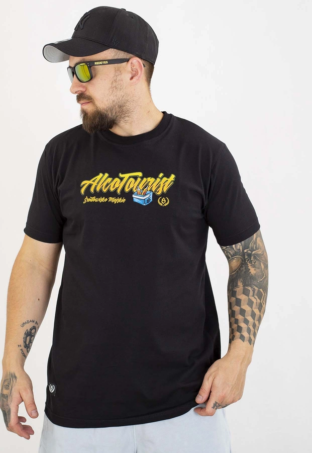 T-shirt Środowisko Miejskie Alcotourist czarny