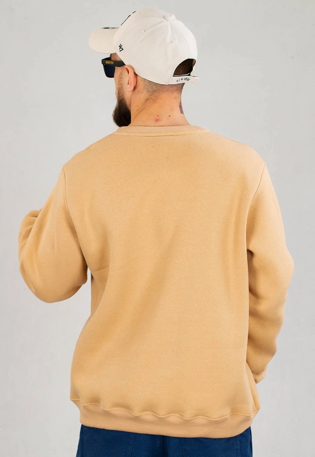 Bluza El Polako Crewneck Classic Outline brązowa