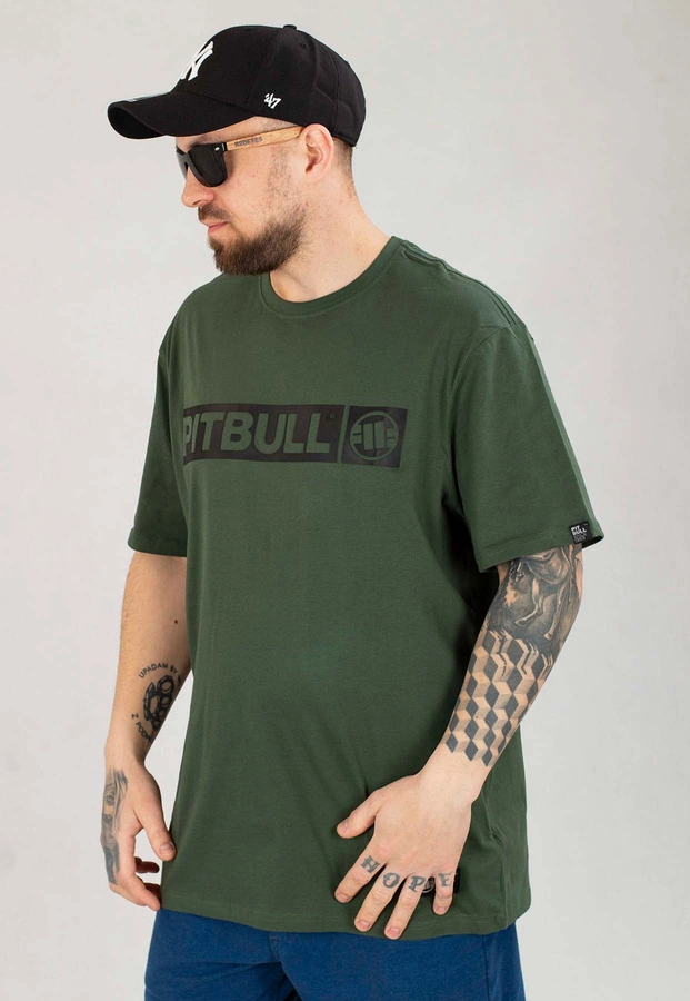 T-shirt Pit Bull Hilltop 170 zielono czarny