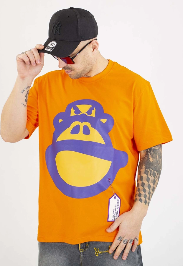 T-shirt Stoprocent Goryl pomarańczowy