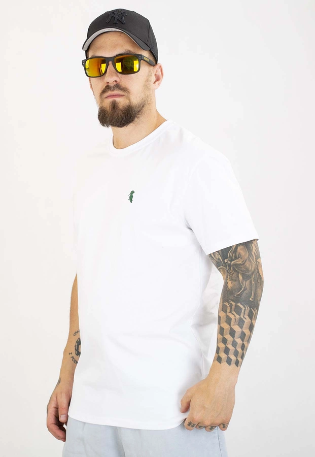 T-shirt Dudek P56 Dudek Logo biały
