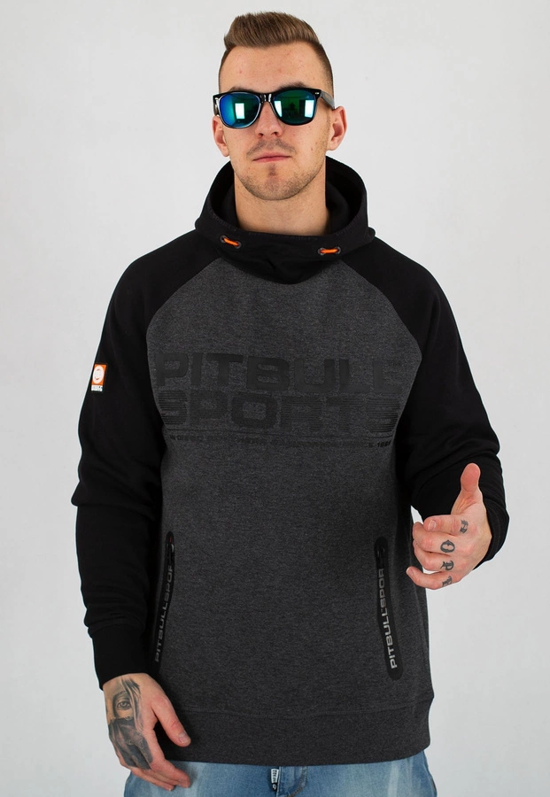 Bluza Pit Bull Logan 2 Colors grafitowo czarna