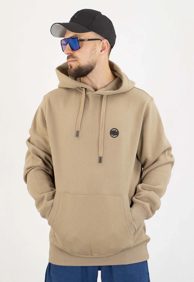 Bluza Pit Bull Z Kapturem Small Logo pale sand