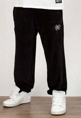 Dresy Diil Regular Welur czarne