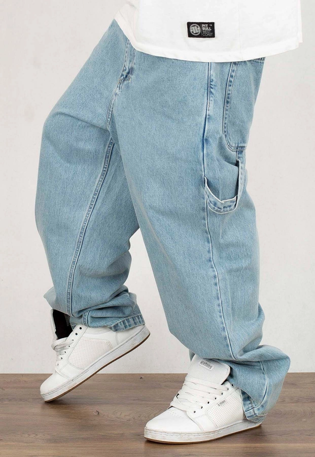 Spodnie Mass Jeans Extra Baggy Fit Elementary light blue