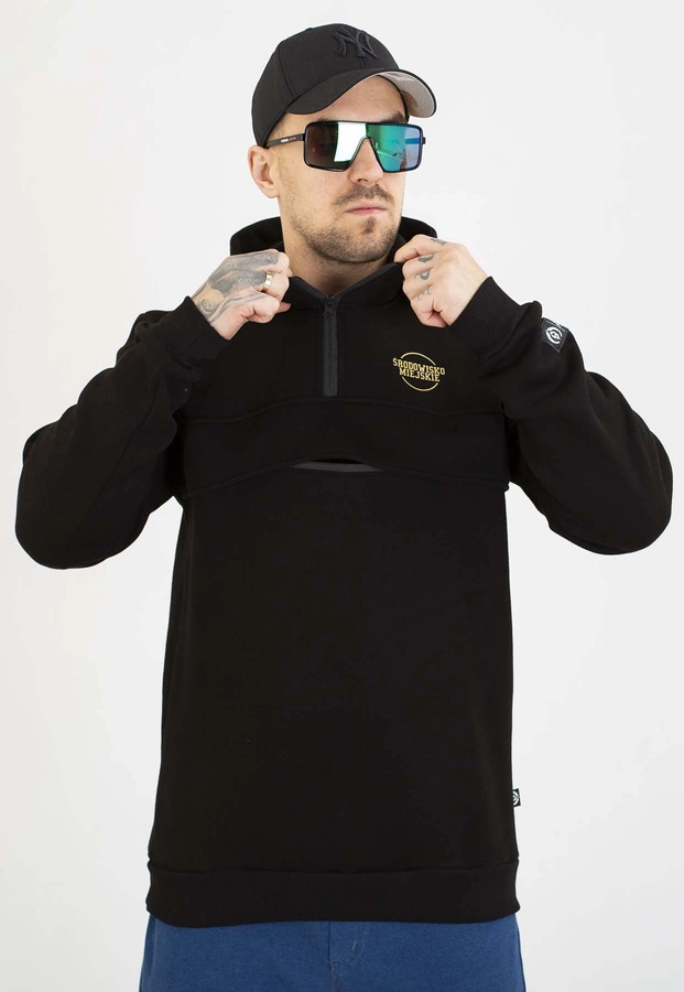 Bluza Środowisko Miejskie Z Kapturem Classic Bear czarna