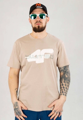 T-shirt 4F Regular M1317 beżowy