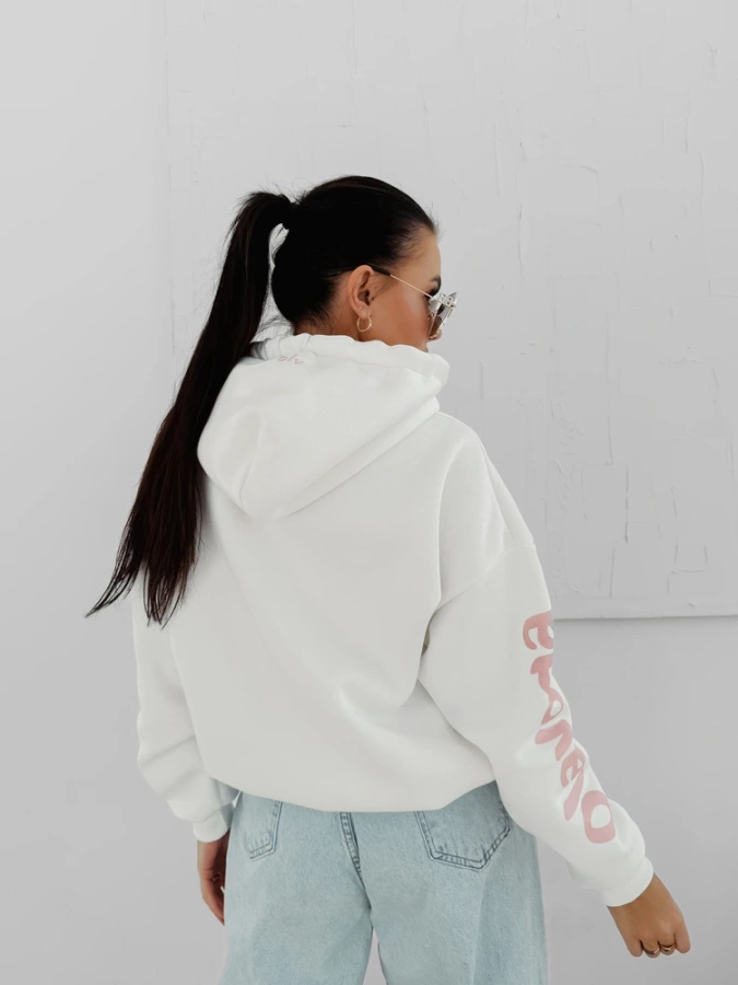 Bluza Olavoga Z Kapturem Pure Comfort ecru