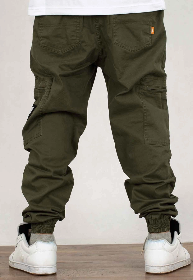 Spodnie Elade Joggery Cargo olive