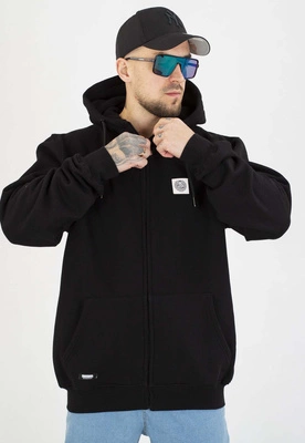 Bluza Mass Z Kapturem ZIP Patch czarna