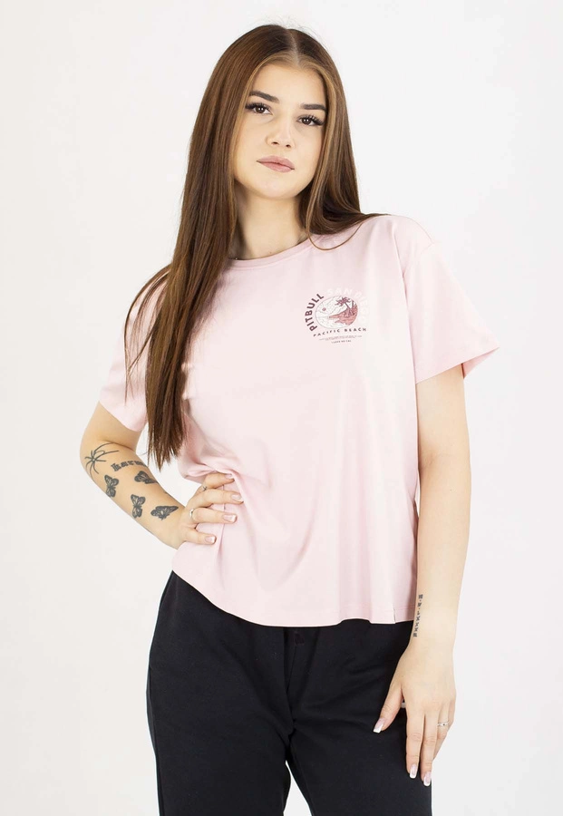 T-Shirt Pit Bull Oversize Planet Surf 170 powder pink