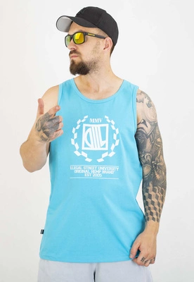 Tank Diil Laur błękitno biały