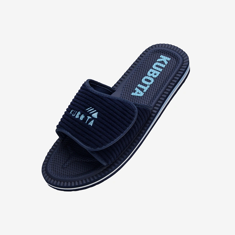 Klapki Kubota Sztruks K0000-100-013-15-1 granatowe