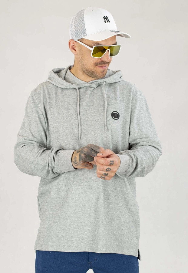 Bluza Pit Bull Z Kapturem Pique Rockey szara