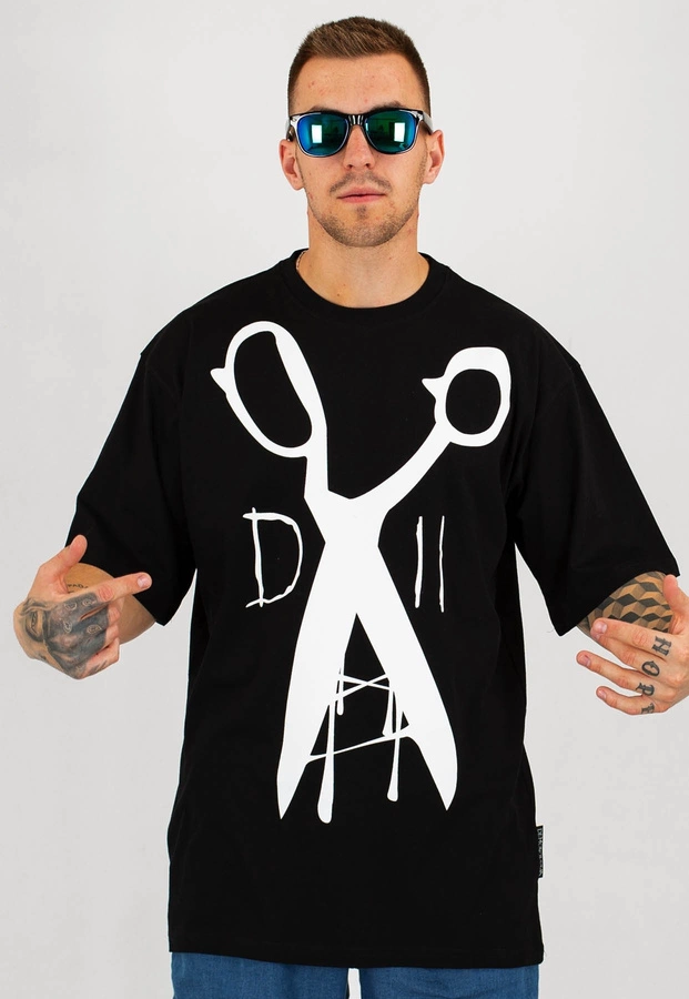 T-shirt Demonologia Nożyczki biały
