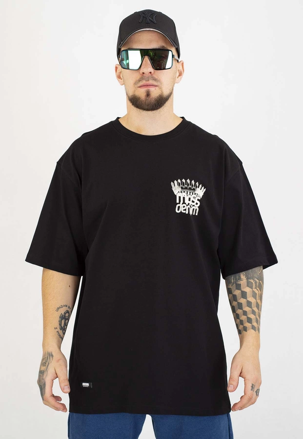 T-shirt Mass Crown czarny