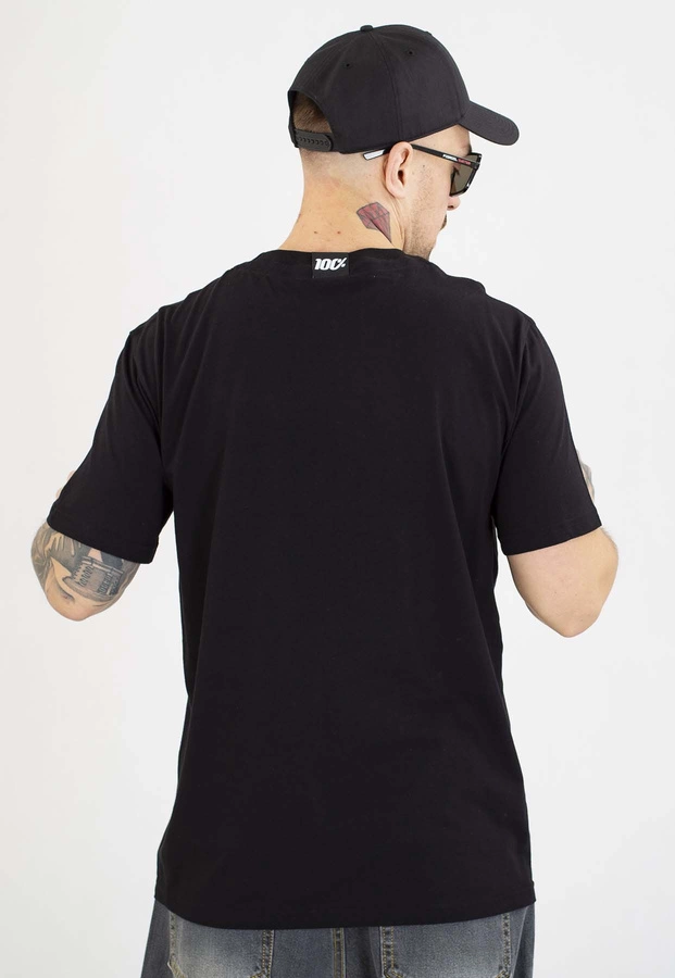 T-shirt Stoprocent Haftbark czarno czarny