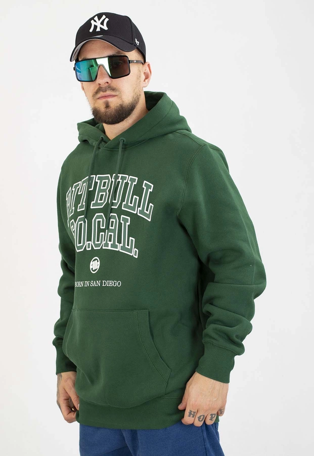 Bluza Pit Bull Z Kapturem So Cal hunter green