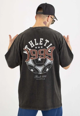 T-shirt Prosto Oversize Athletic sprany czarny