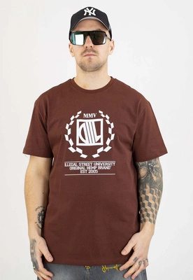 T-shirt Diil Laur brązowy