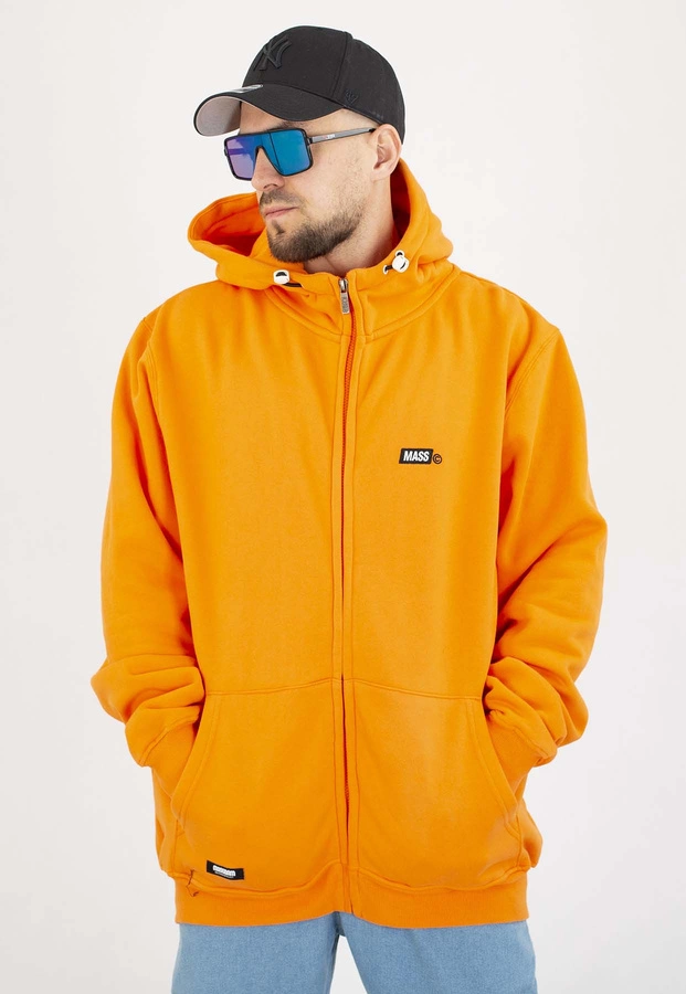 Bluza Mass Z Kapturem ZIP Mini Box pomarańczowa