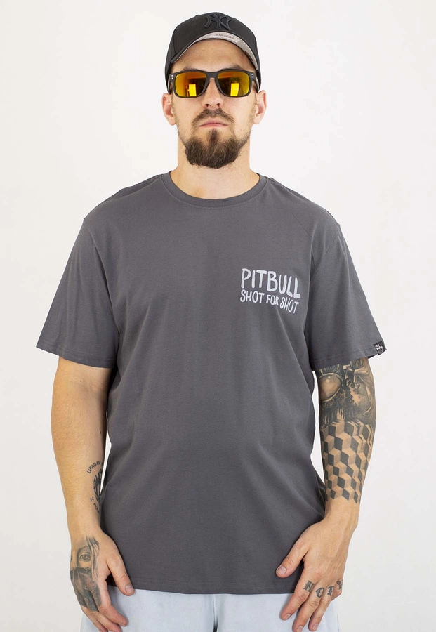 T-shirt Pit Bull Shot For Shot 170 graphite