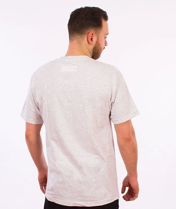 Grizzly-OG Stamp Logo Basic T-Shirt Grey