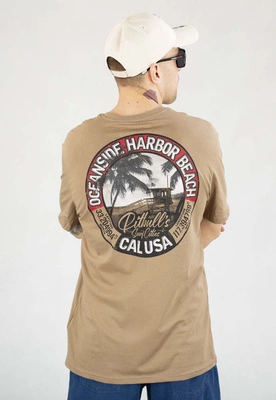 T-shirt Pit Bull Hilltop 170 Oceanside beżowy