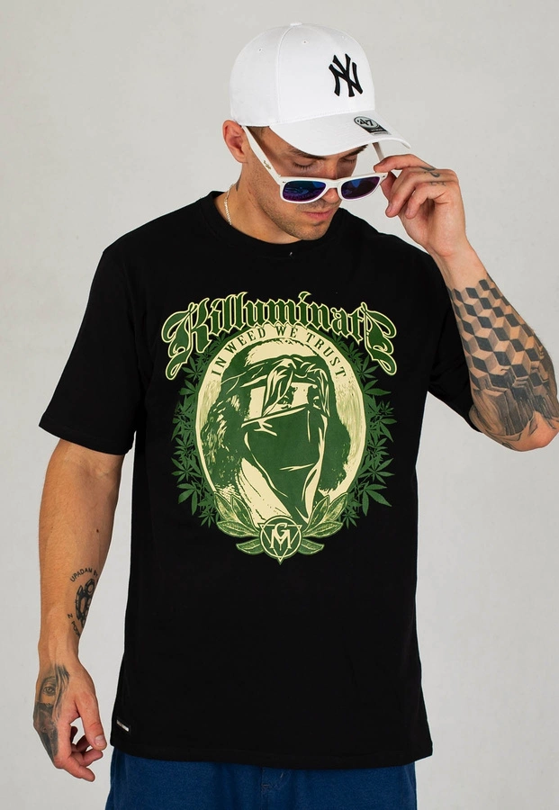 T-shirt Ganja Mafia Franklin czarny