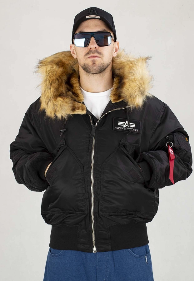 Kurtka Alpha Industries Zimowa 45P Hooded Custom 113145 czarna