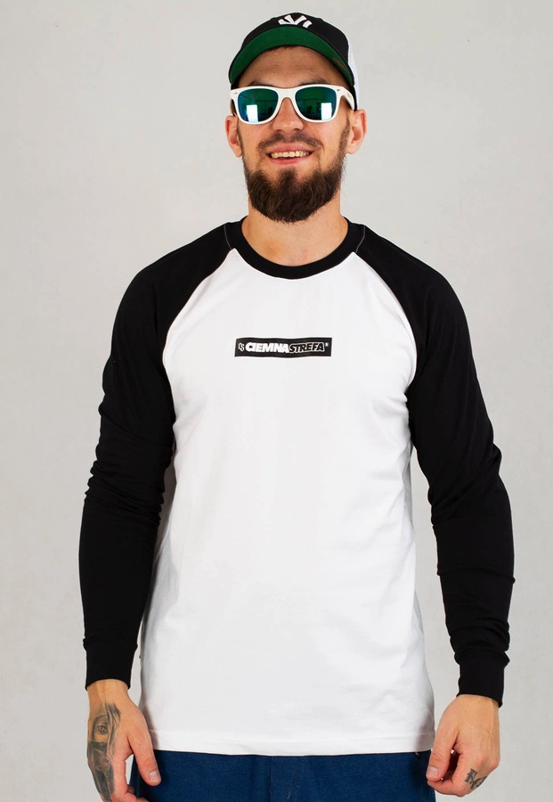 Longsleeve Ciemna Strefa CS Classic czarno biały