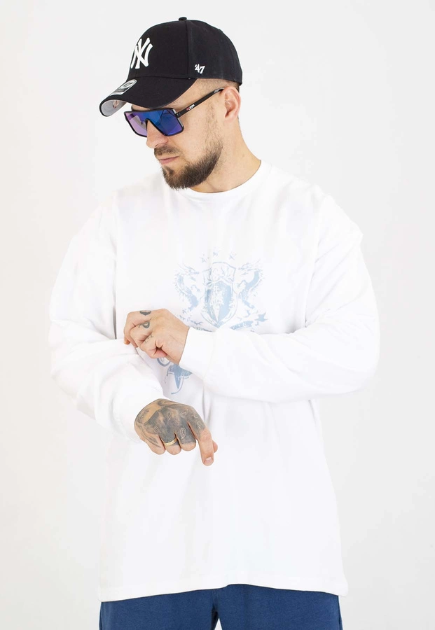 Longsleeve Prosto Crest biały