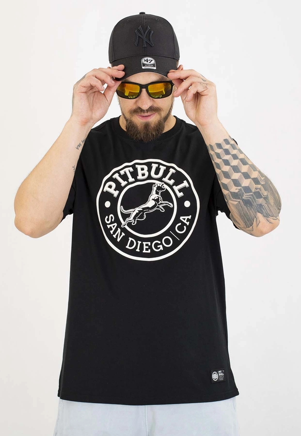 T-shirt Pit Bull San Diego Ca 170 black