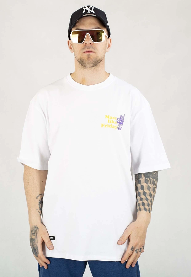T-shirt Mass Friday biały