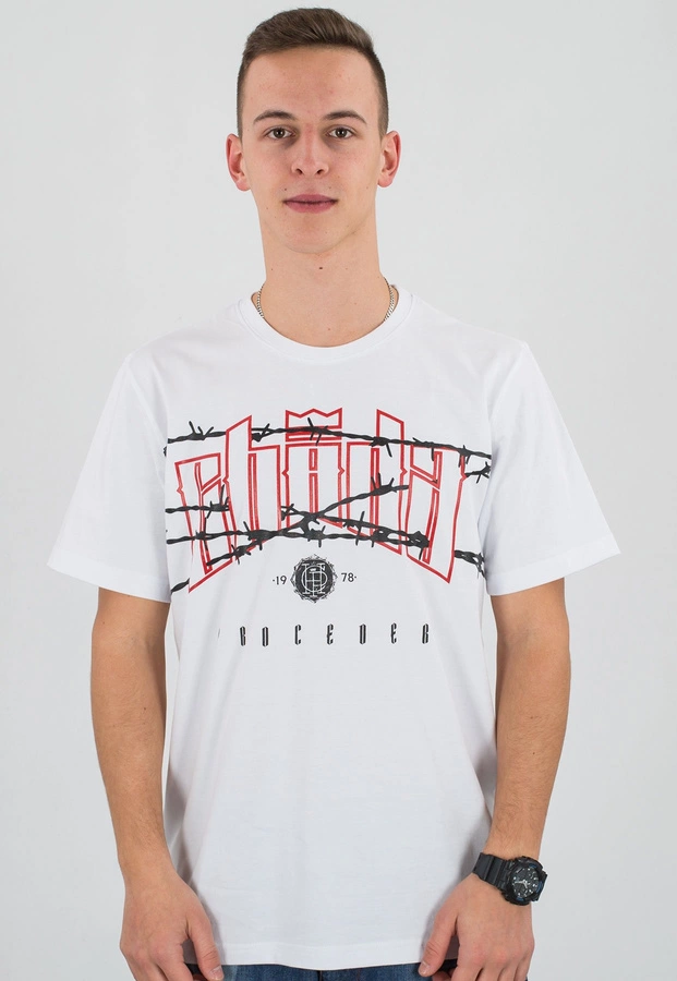 T-shirt Chada Proceder 14 Ciernie biały