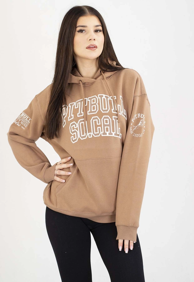 Bluza Pit Bull Z Kapturem Fiora chocolate mousse