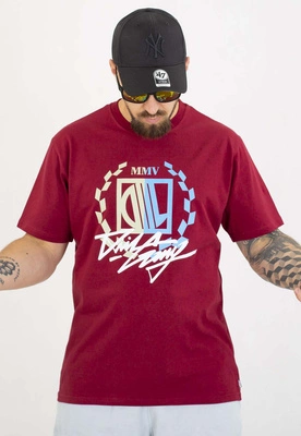 T-shirt Diil Gang bordowy