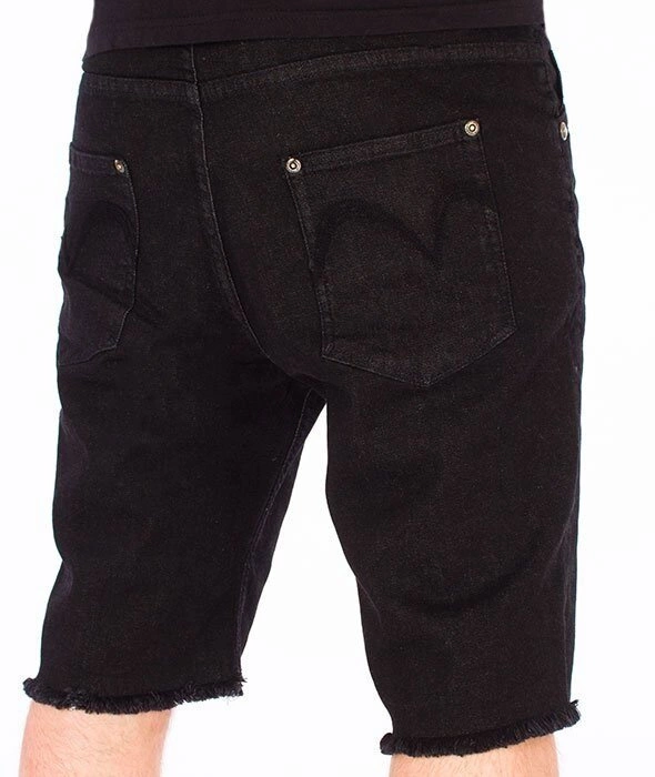 Turbokolor-Shorts Denim Spodnie Black