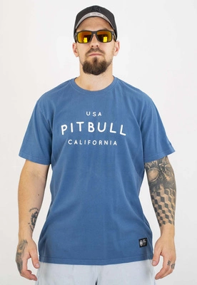 T-shirt Pit Bull Slim 190 USA Cal shade blue