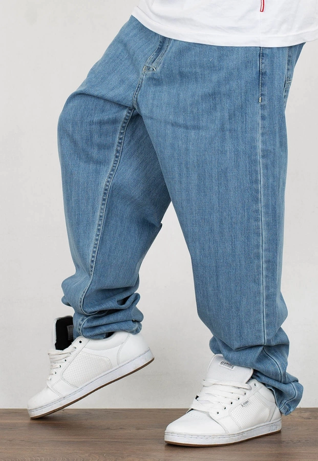 Spodnie Mass Jeans Baggy Fit Slang light blue