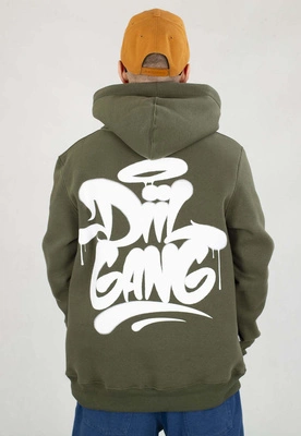 Bluza Diil Z Kapturem Tag Spray khaki biała