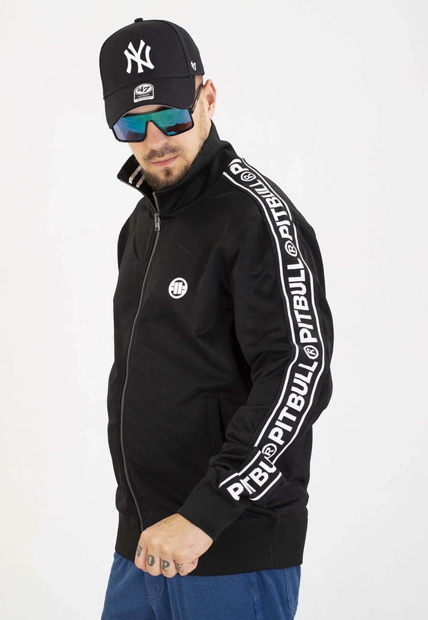 Bluza Pit Bull Bez Kaptura Zip Tape Logo black